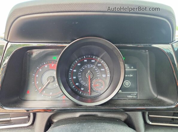KMHLR4AF1NU325670 2022 HYUNDAI ELANTRA Gray Սարքավորումների վահանակի տեսք