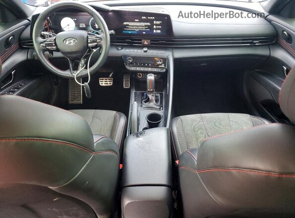 KMHLR4AF1PU427974 2023 HYUNDAI ELANTRA Black Вид панелі приладів