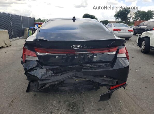 KMHLR4AF1PU427974 2023 HYUNDAI ELANTRA Black Вид ззаду