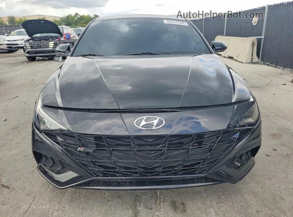 KMHLR4AF1PU427974 2023 HYUNDAI ELANTRA Black Вид спереду