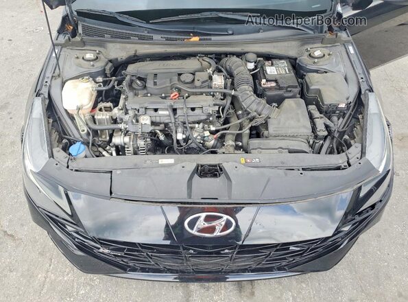 KMHLR4AF1PU427974 2023 HYUNDAI ELANTRA Black Вид задньої частини салону