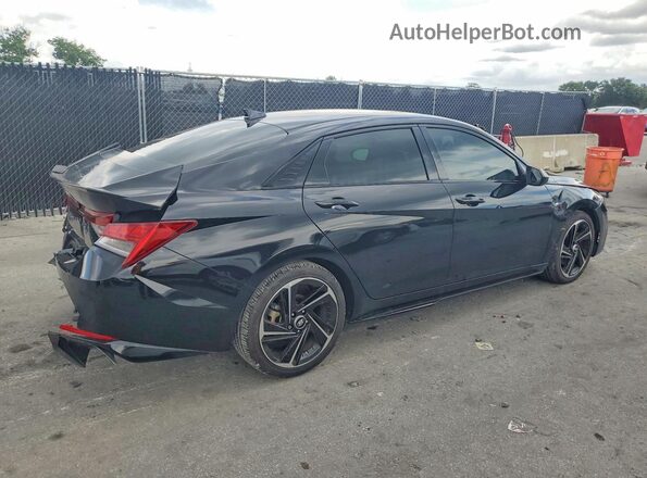 KMHLR4AF1PU427974 2023 HYUNDAI ELANTRA Black Задня права чверть