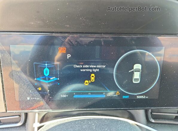 KMHLR4AF1PU587434 2023 HYUNDAI ELANTRA Gray Vista del cuadro de instrumentos