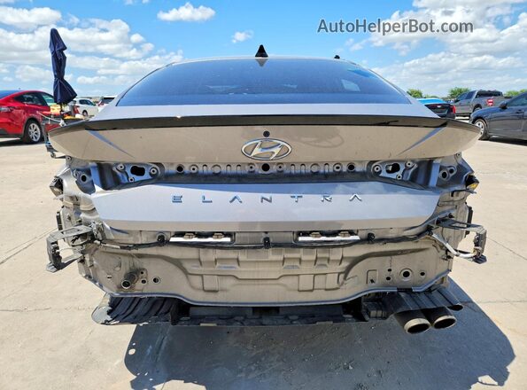 KMHLR4AF1PU587434 2023 HYUNDAI ELANTRA Gray Vista trasera