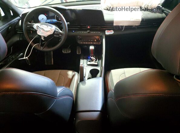 KMHLR4AF1PU627625 2023 HYUNDAI ELANTRA Черный Вид панели приборов