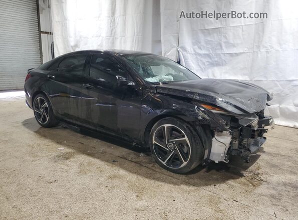 KMHLR4AF1PU627625 2023 HYUNDAI ELANTRA Черный 