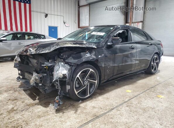 KMHLR4AF1PU627625 2023 HYUNDAI ELANTRA Черный 