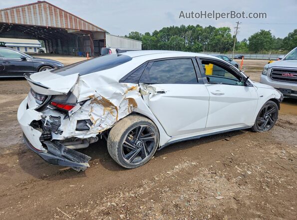 KMHLR4AF2NU326178 2022 HYUNDAI ELANTRA White Հետևի աջ