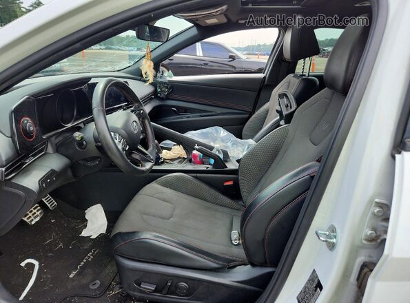 KMHLR4AF2NU326178 2022 HYUNDAI ELANTRA White Սալոնի դիմացի տեսք