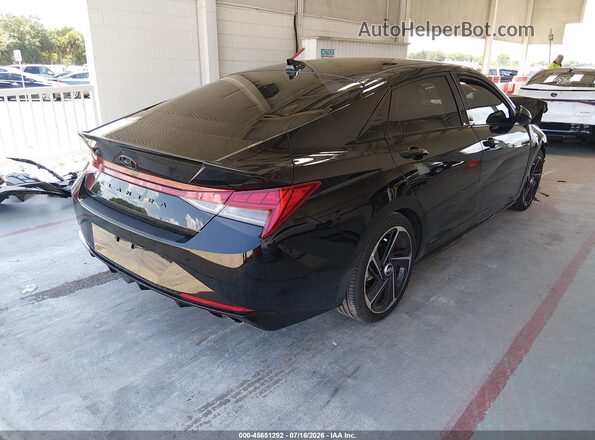 KMHLR4AF2PU378090 2023 HYUNDAI ELANTRA Black Rear right