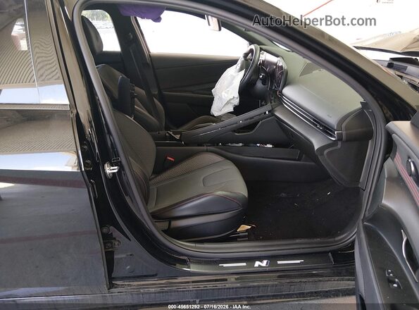 KMHLR4AF2PU378090 2023 HYUNDAI ELANTRA Black Front interior view