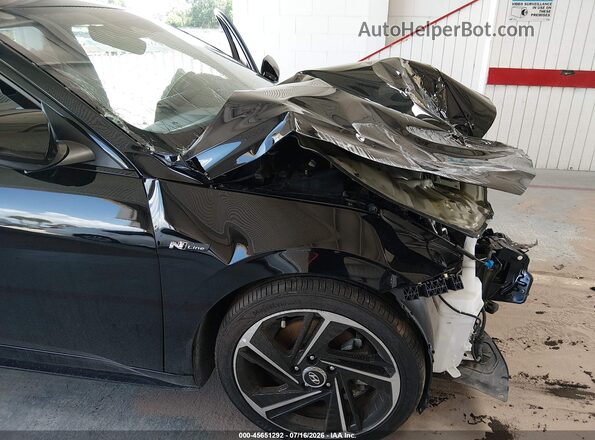 KMHLR4AF2PU378090 2023 HYUNDAI ELANTRA Black Front view