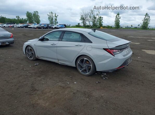 KMHLR4AF2PU633658 2023 HYUNDAI ELANTRA Серебряный Задняя левая четверть