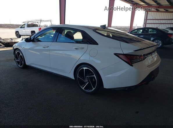 KMHLR4AF3MU147369 2021 HYUNDAI ELANTRA White Rear left