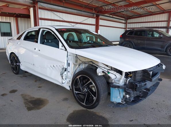 KMHLR4AF3MU147369 2021 HYUNDAI ELANTRA White Front view