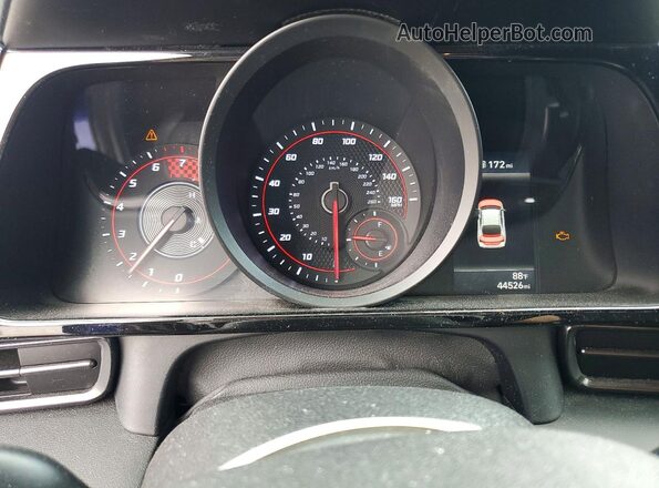 KMHLR4AF3NU229670 2022 HYUNDAI ELANTRA Blue Widok zestawu wskaźników