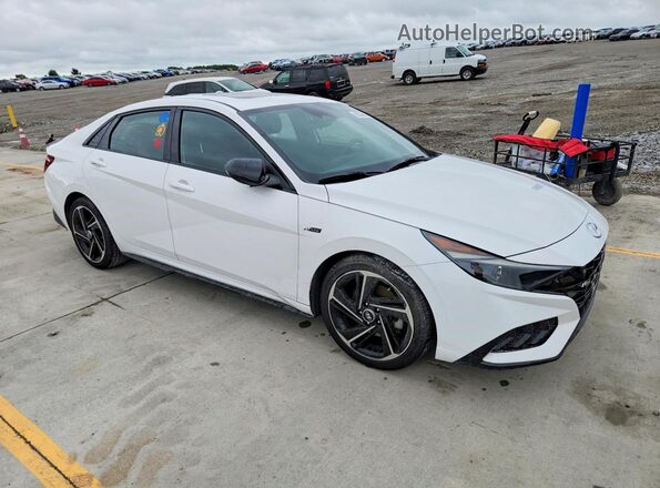 KMHLR4AF3PU560798 2023 HYUNDAI ELANTRA White წინა მარჯვენა