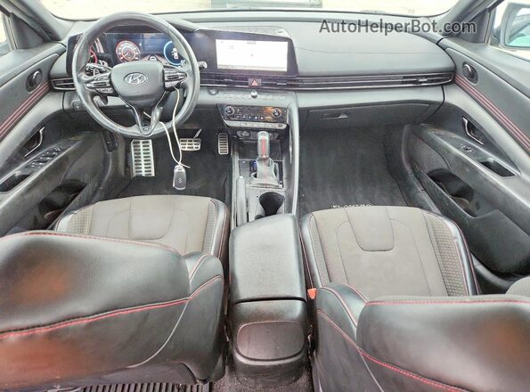 KMHLR4AF3PU560798 2023 HYUNDAI ELANTRA White წინა პანელის ხედი