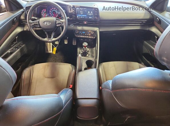 KMHLR4AF4MU153200 2021 HYUNDAI ELANTRA Black Widok deski rozdzielczej