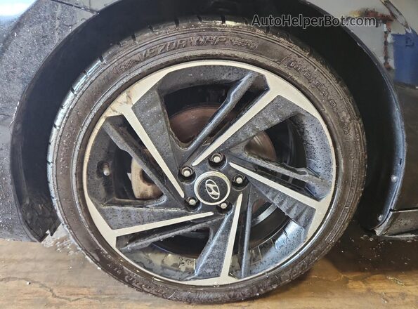KMHLR4AF4MU153200 2021 HYUNDAI ELANTRA Black Widok wnętrza 360 stopni