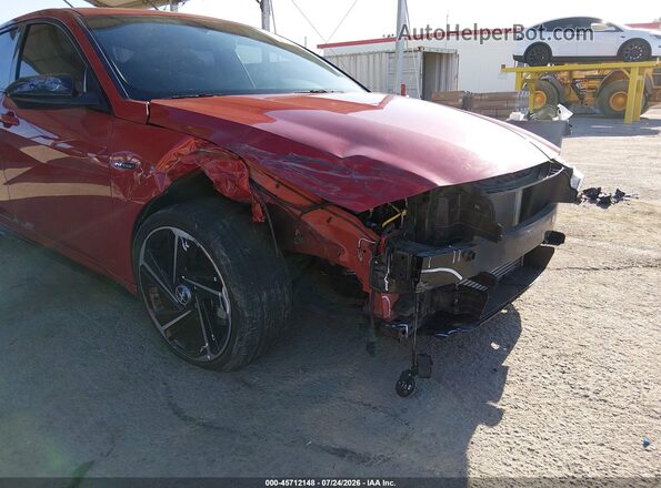 KMHLR4AF4PU442145 2023 HYUNDAI ELANTRA Red Front view