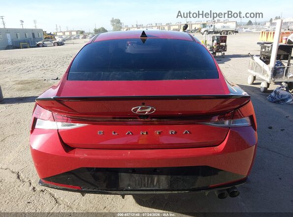 KMHLR4AF4PU442145 2023 HYUNDAI ELANTRA Red 