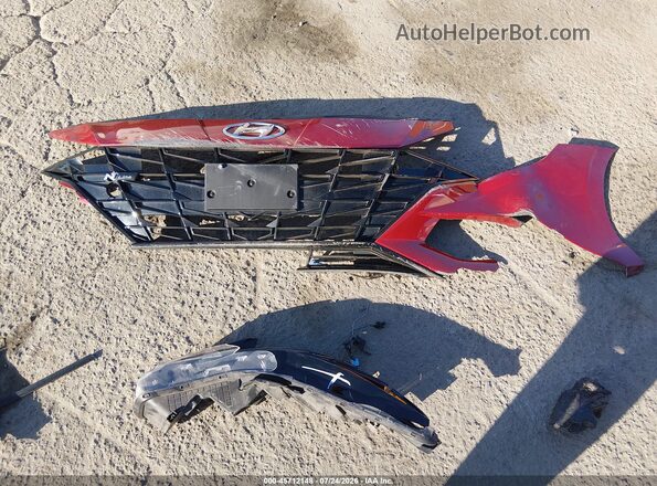KMHLR4AF4PU442145 2023 HYUNDAI ELANTRA Red Instrument cluster view