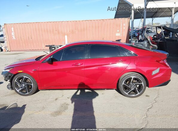 KMHLR4AF4PU442145 2023 HYUNDAI ELANTRA Red 