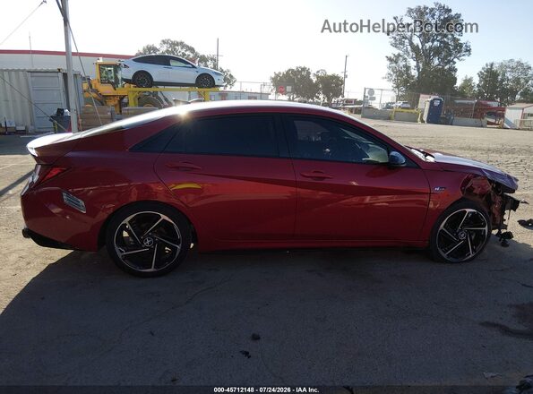KMHLR4AF4PU442145 2023 HYUNDAI ELANTRA Red 360 interior view