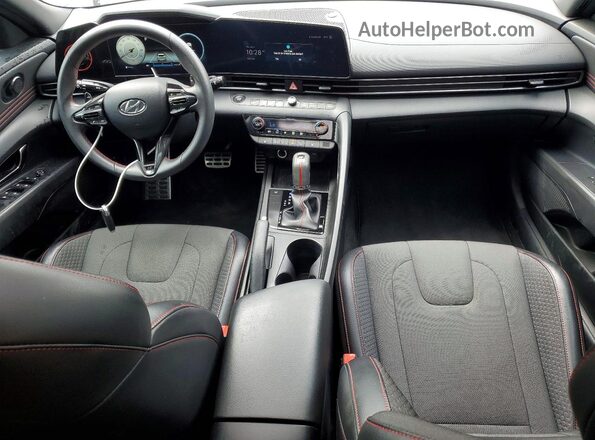 KMHLR4AF4PU515336 2023 HYUNDAI ELANTRA Черный Вид панели приборов