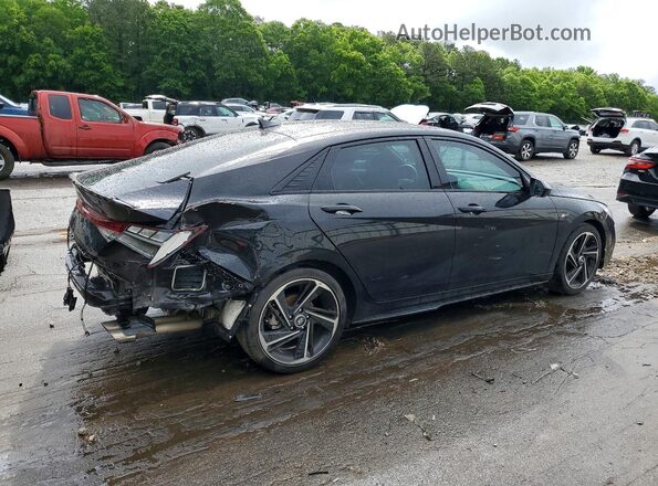 KMHLR4AF4PU515336 2023 HYUNDAI ELANTRA Черный Задняя правая четверть