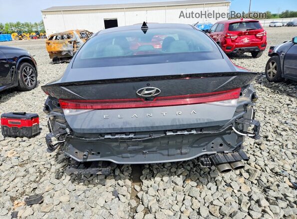 KMHLR4AF4PU629711 2023 HYUNDAI ELANTRA Gray Rear view