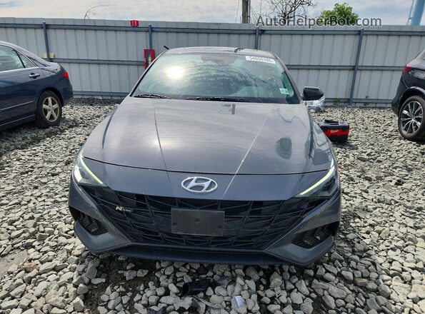 KMHLR4AF4PU629711 2023 HYUNDAI ELANTRA Gray Front view