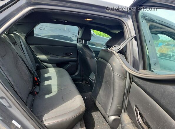KMHLR4AF4PU629711 2023 HYUNDAI ELANTRA Gray Rear seats view