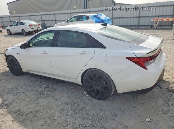 KMHLR4AF5PU466406 2023 HYUNDAI ELANTRA Белый Задняя левая четверть
