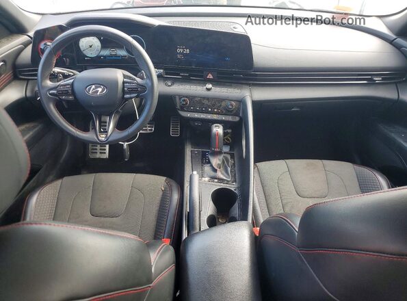 KMHLR4AF5PU466406 2023 HYUNDAI ELANTRA Белый Вид панели приборов