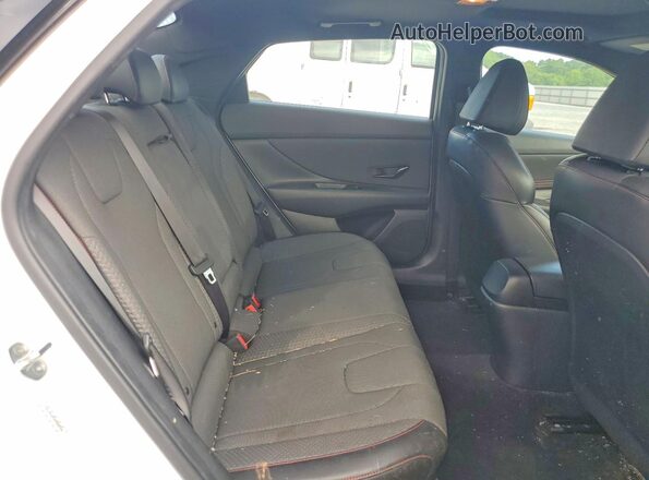 KMHLR4AF5PU466406 2023 HYUNDAI ELANTRA Белый Вид задних сидений
