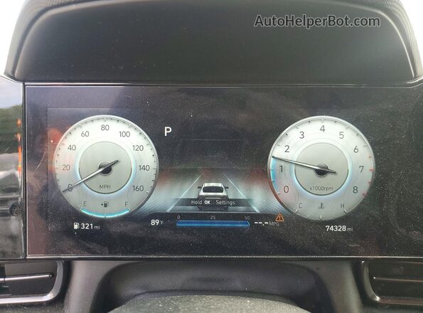 KMHLR4AF5PU466406 2023 HYUNDAI ELANTRA Белый Вид щитка приборов