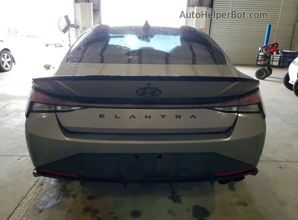 KMHLR4AF6MU106329 2021 HYUNDAI ELANTRA Gray უკანა ხედი