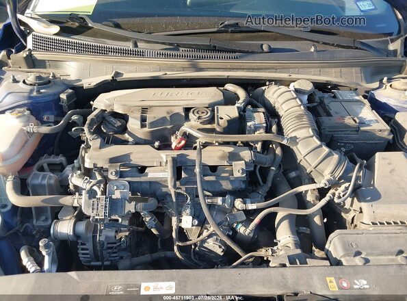 KMHLR4AF6NU232238 2022 HYUNDAI ELANTRA Blue Widok z tyłu