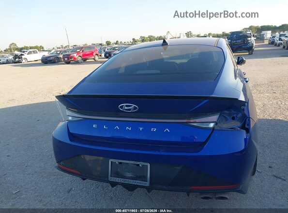 KMHLR4AF6NU232238 2022 HYUNDAI ELANTRA Blue 