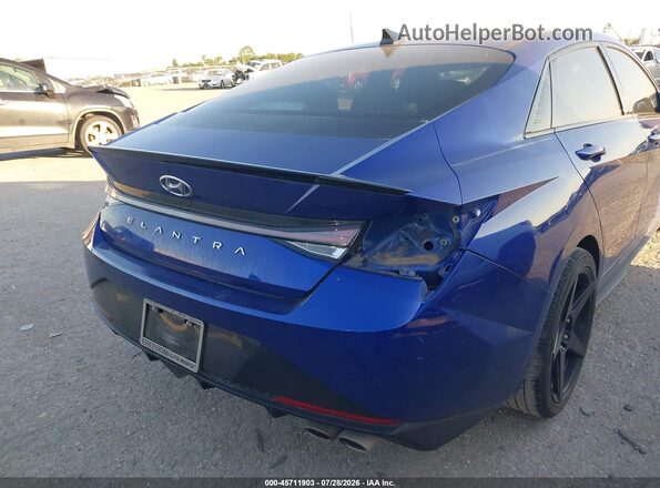 KMHLR4AF6NU232238 2022 HYUNDAI ELANTRA Blue 