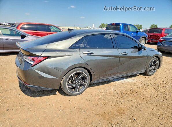 KMHLR4AF6PU469332 2023 HYUNDAI ELANTRA Gray Հետևի աջ