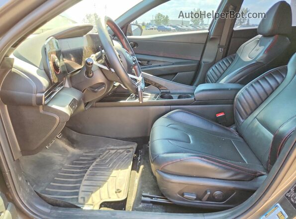 KMHLR4AF6PU469332 2023 HYUNDAI ELANTRA Gray Սալոնի դիմացի տեսք