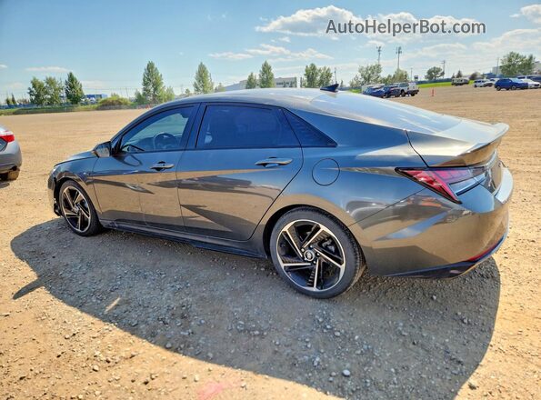 KMHLR4AF6PU469332 2023 HYUNDAI ELANTRA Gray Հետևի ձախ