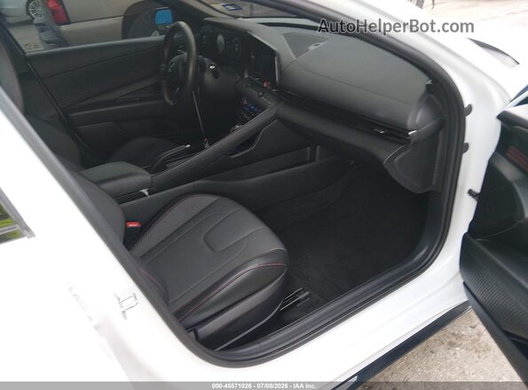 KMHLR4AF6PU607077 2023 HYUNDAI ELANTRA White Front interior view
