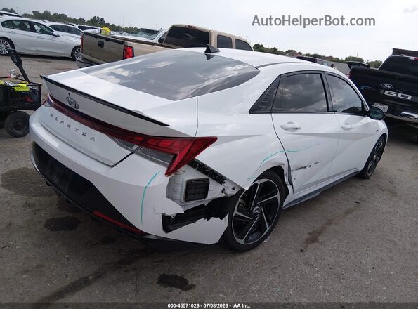 KMHLR4AF6PU607077 2023 HYUNDAI ELANTRA White Rear right