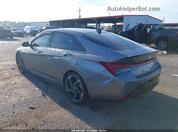 KMHLR4AF6PU621285 2023 HYUNDAI ELANTRA Silver უკანა მარცხენა