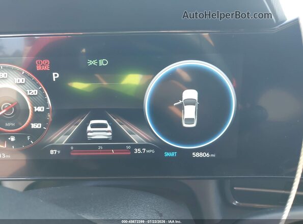 KMHLR4AF6PU621285 2023 HYUNDAI ELANTRA Silver უკანა სავარძლების ხედი
