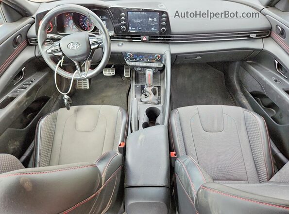KMHLR4AF7NU327021 2022 HYUNDAI ELANTRA Red წინა პანელის ხედი